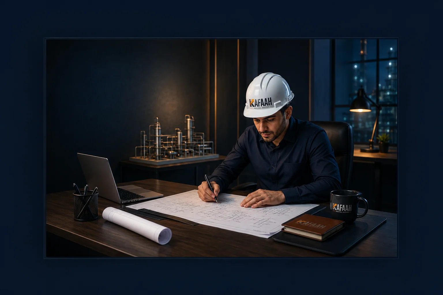 Engineer with Hardhat and Blueprints — Expert Witness & Technical Dispute Resolution